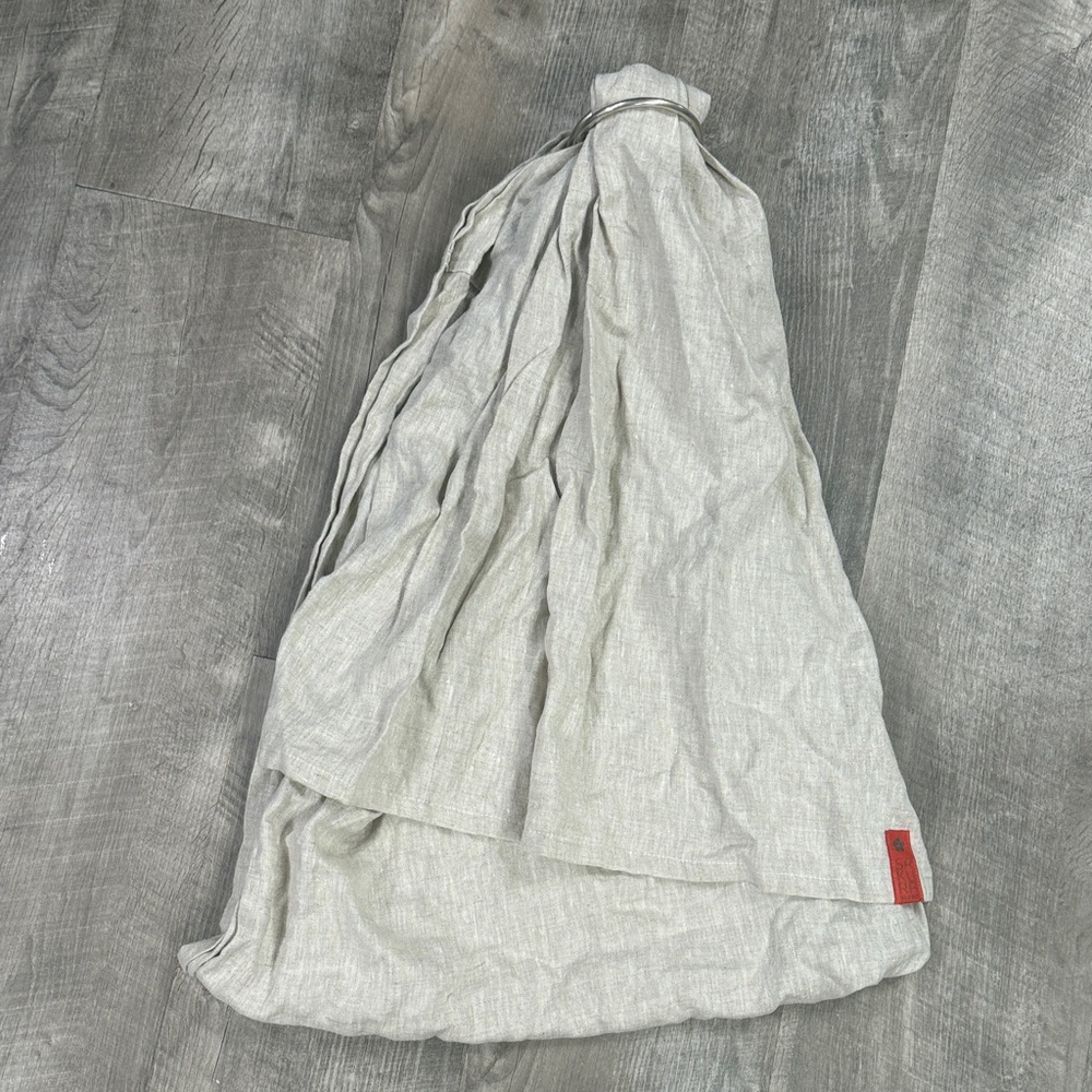 Sakura Bloom Ring Sling Natural Linen